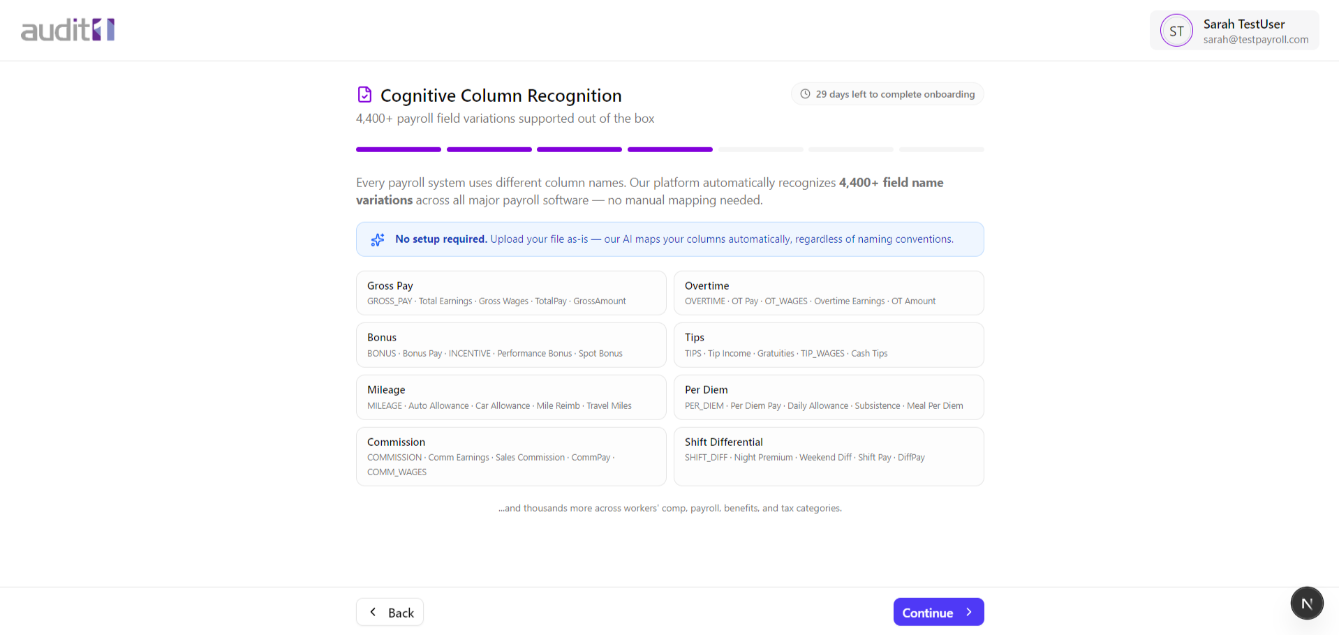 Cognitive column recognition